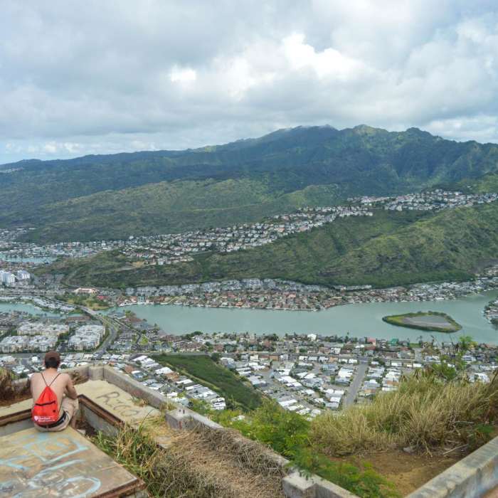 Near Koko Head Stairs + Koko Tramway Near Koko Head Stairs + Koko Tramway
