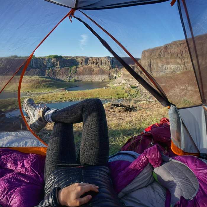 Near Ancient Lakes Loop Trail