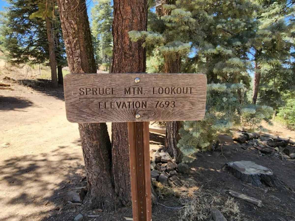 Spruce Mountain Lookout trail photo