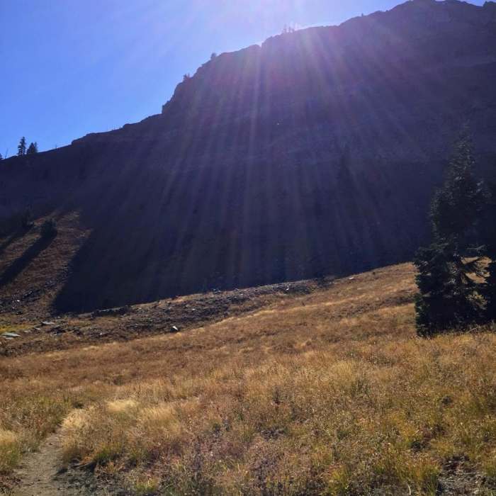 Near Paradise Trailhead to Cliff Lakes