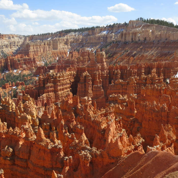 Near Sunset Point. Near Bryce Canyon to Red Canyon Bike Trail