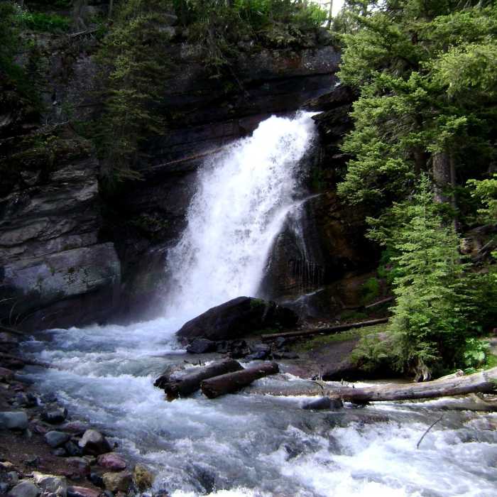 Near Baring Falls