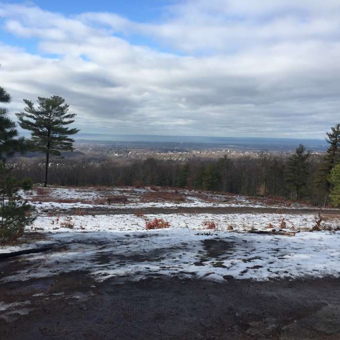 Rewarding view after a steep climb! Near Shenipsit Trail