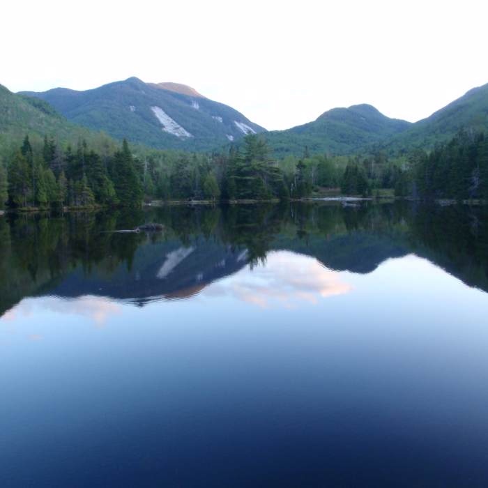 Phelps Brook Dam Pond Near Mt. Marcy via Van Hoevenberg Trail