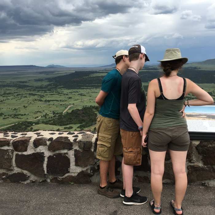 The view from the top is astounding. Near Crater Vent Trail
