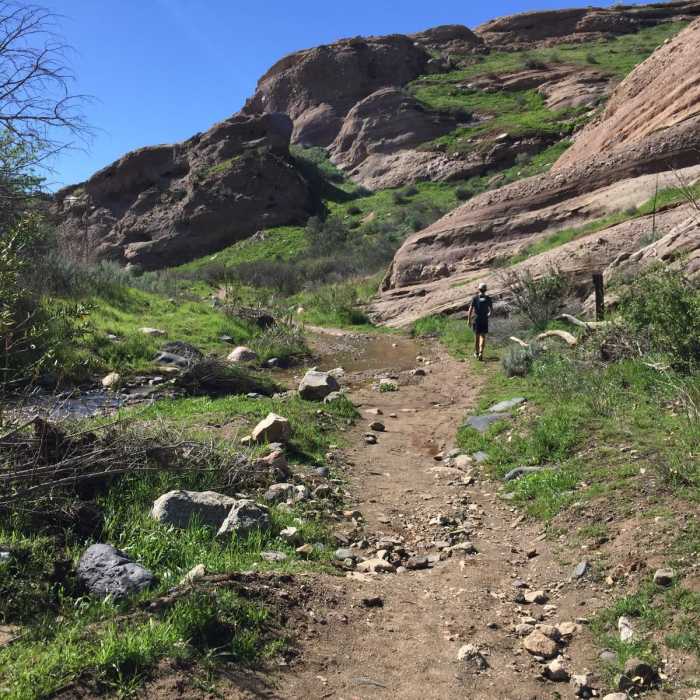 Near Indian Canyon to Vasquez Rocks