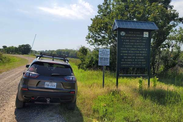 Rick Evans Grandview Prairie WMA Auto Route