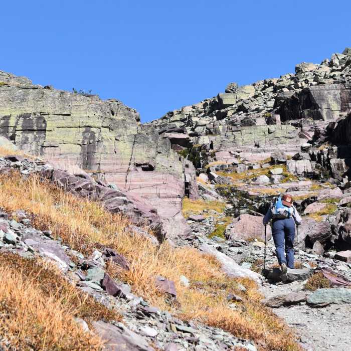 Near Sperry Glacier + Comeau Pass