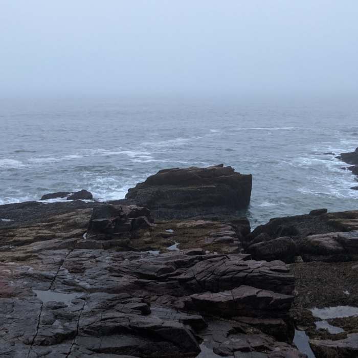 Scramble off the path to hear the thunder. Near Ocean Path