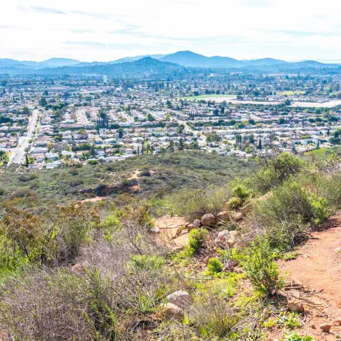 Near Cowles Mountain via Barker Way