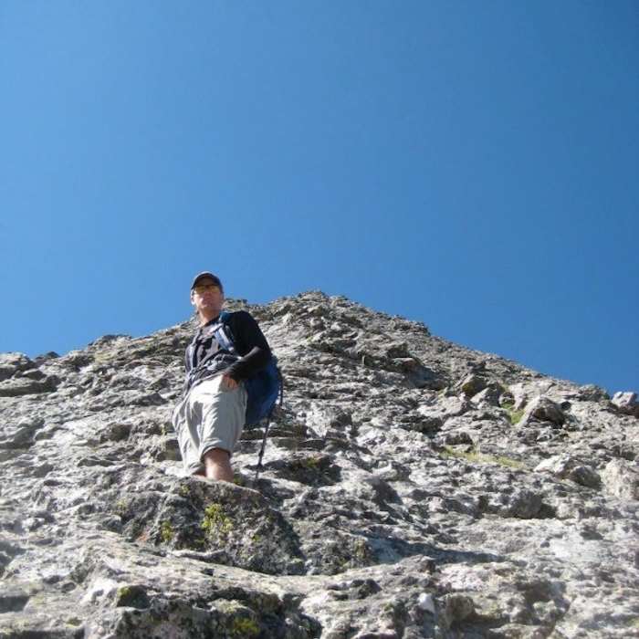 Typical North Ridge terrain. Near Kit Carson North Ridge