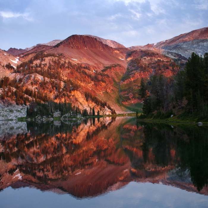 Ice Lake and Matterhorn at first light Near Ice Lake Trail #1808