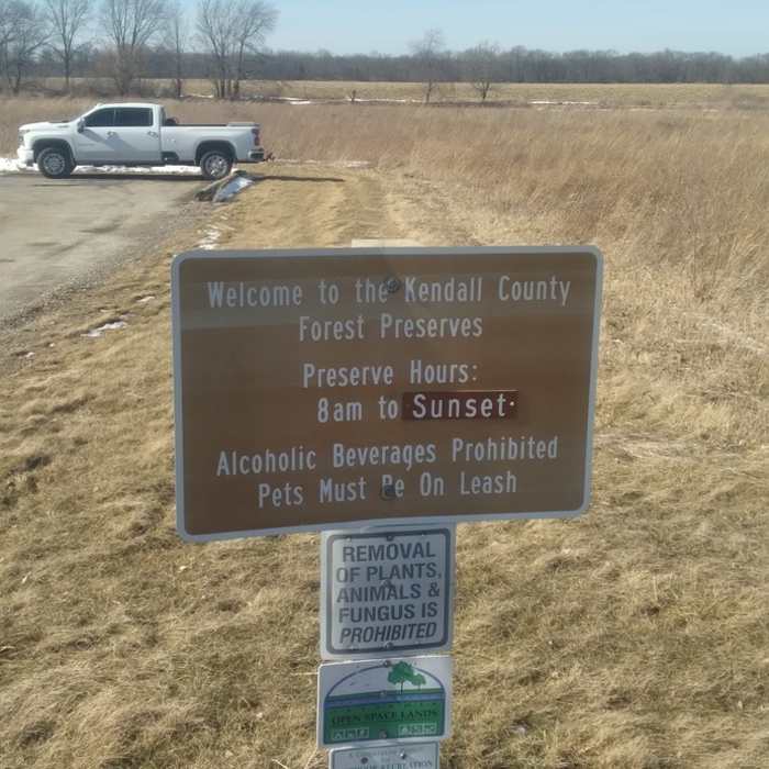 Near Millbrook South Forest Preserve Trail