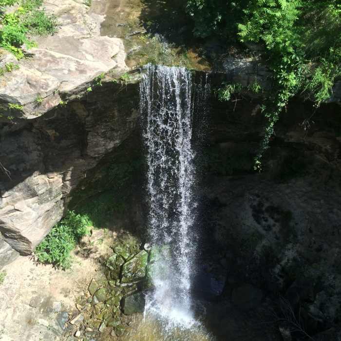 Near Minnemishinona Falls Scenic Overlook Path