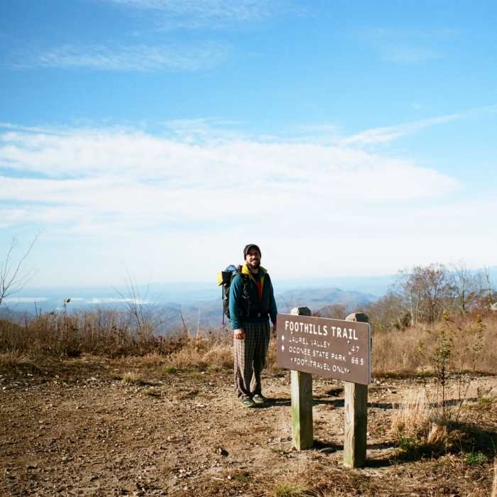 Sassafrass Mountain SC/NC Border Foothills Trail Near Foothills Trail: Sassafras Mountain, SC to Gum Gap, NC