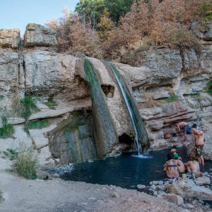Near Fifth Water Hot Springs