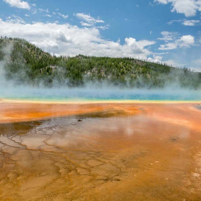 Near Midway Geyser Basin