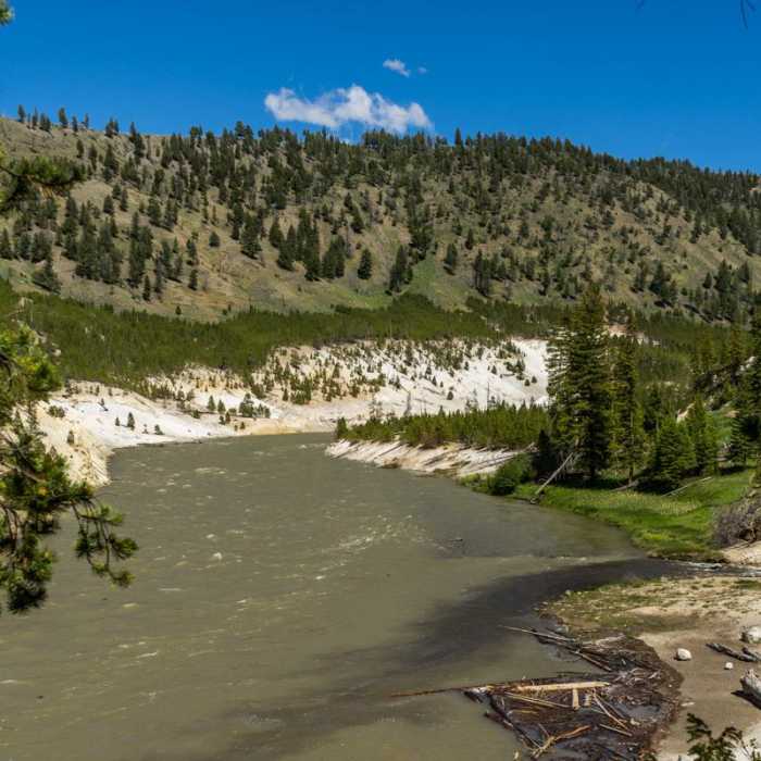 Near Tower Fall Trail