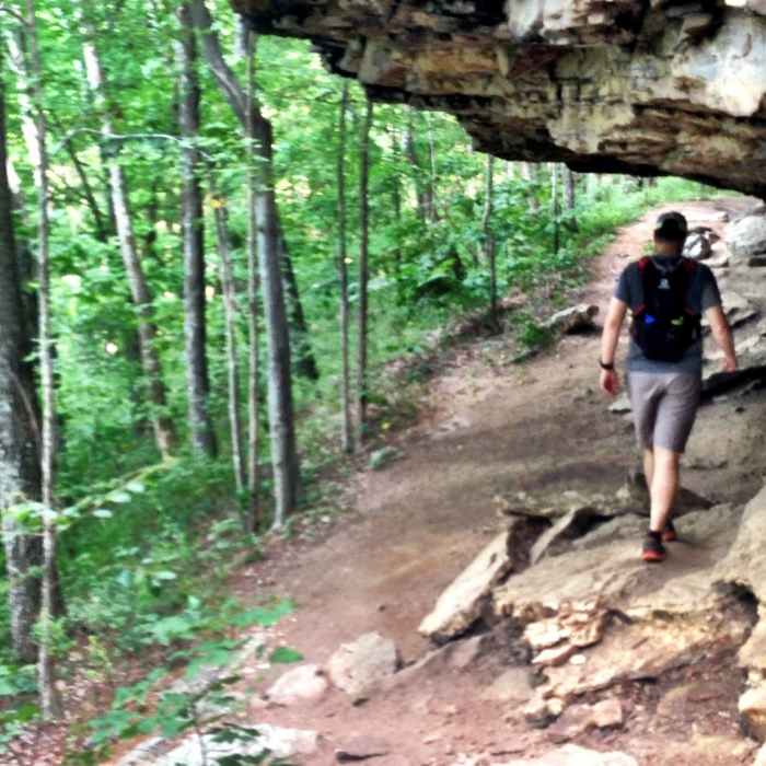 Alum Cave. Near Green Mountain Preserve and Buzzard Falls