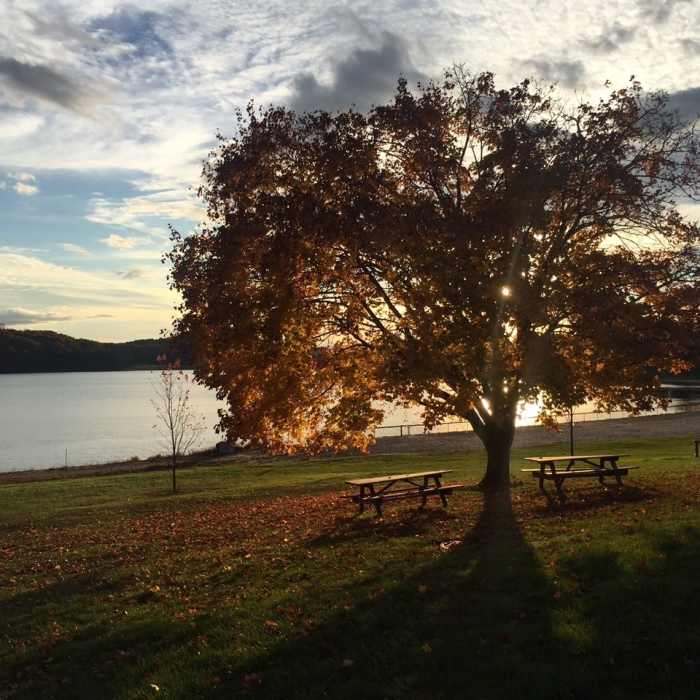 View of Shawnee Lake. Near Lake Shore Trail