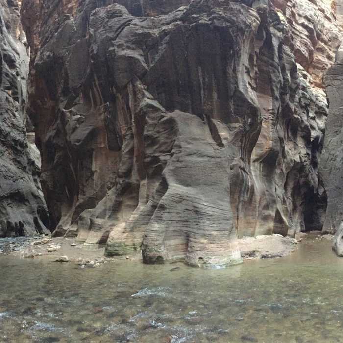 Near The Narrows - Wall Street to Big Springs Route