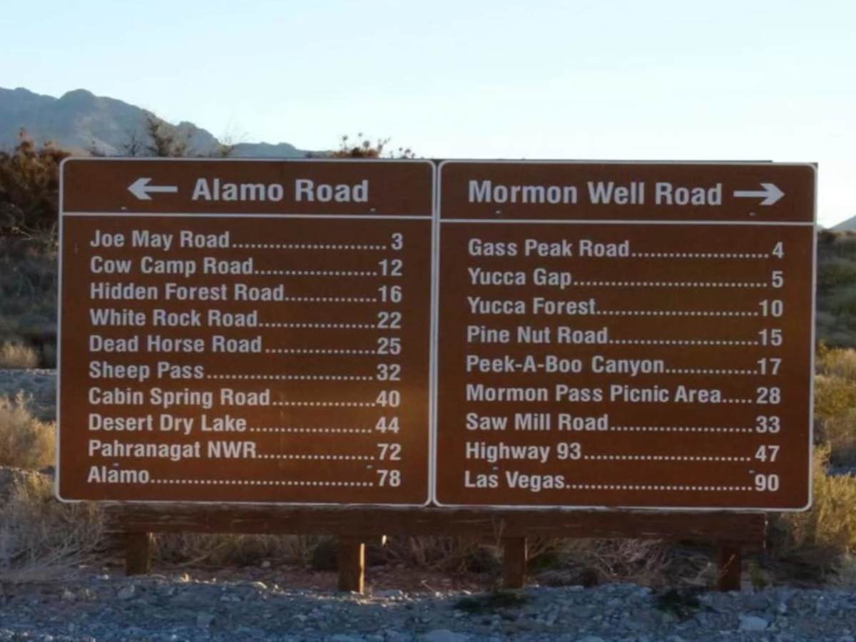 Mormon Well Road trail photo