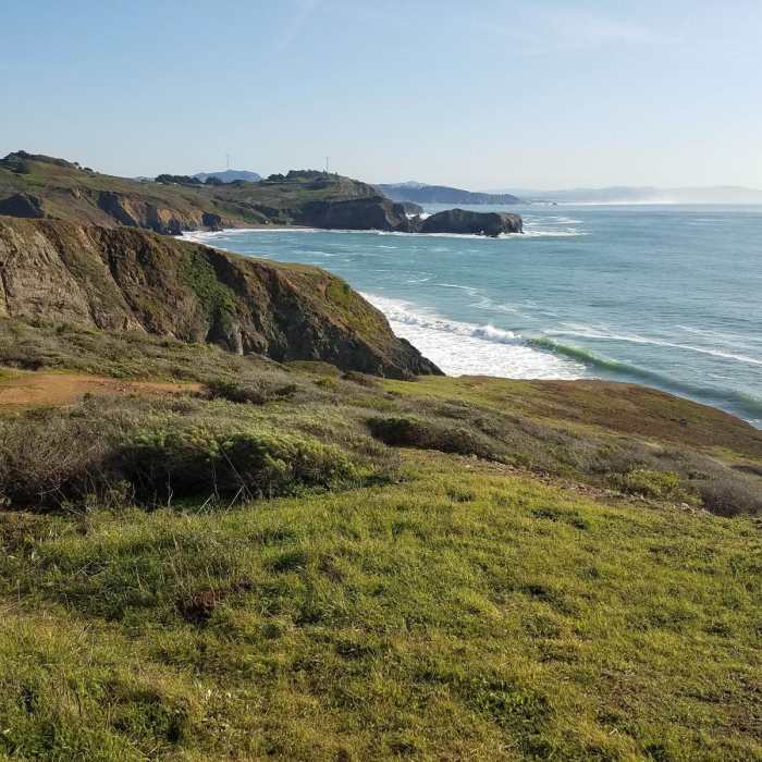 Near Fort Cronkhite Loop: Coastal, Wolf Ridge + Miwok Trails