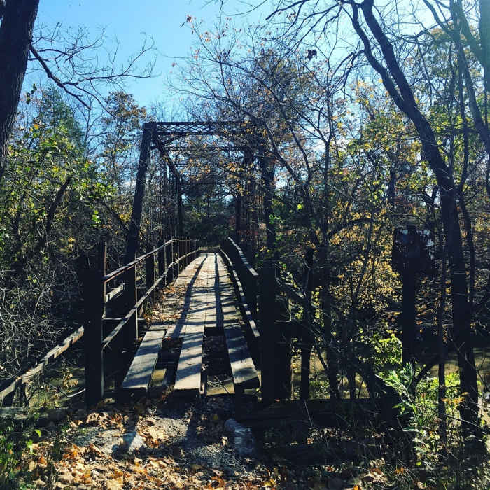 The bridge that you must cross to get to the trailhead! Super cool! Near Smith Creek Trail
