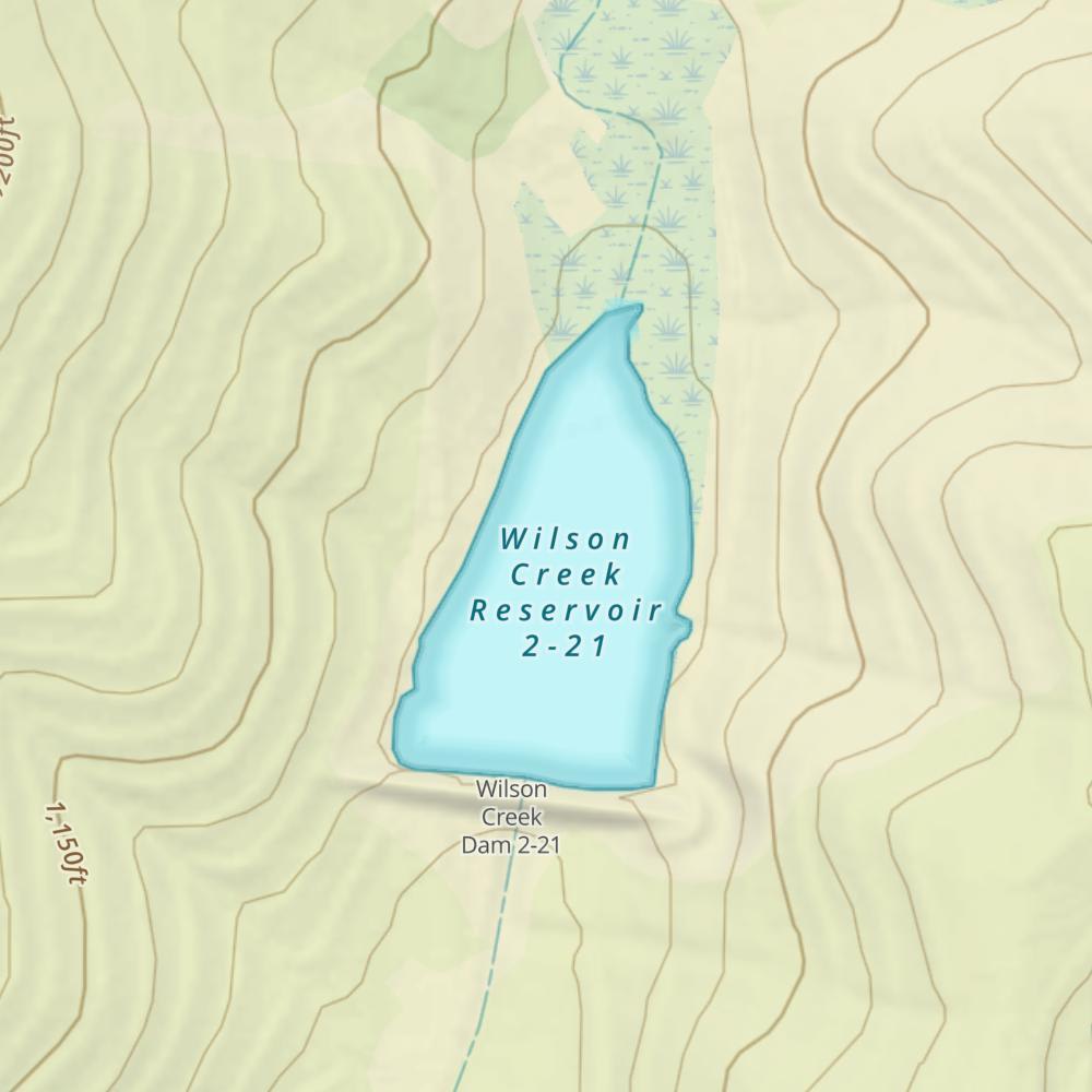 Wilson Creek Reservoir 2-21 photo