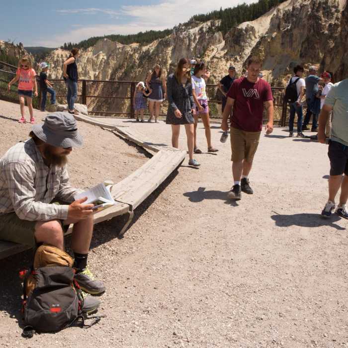 Near Brink of Lower Falls to Lower Lookout Point