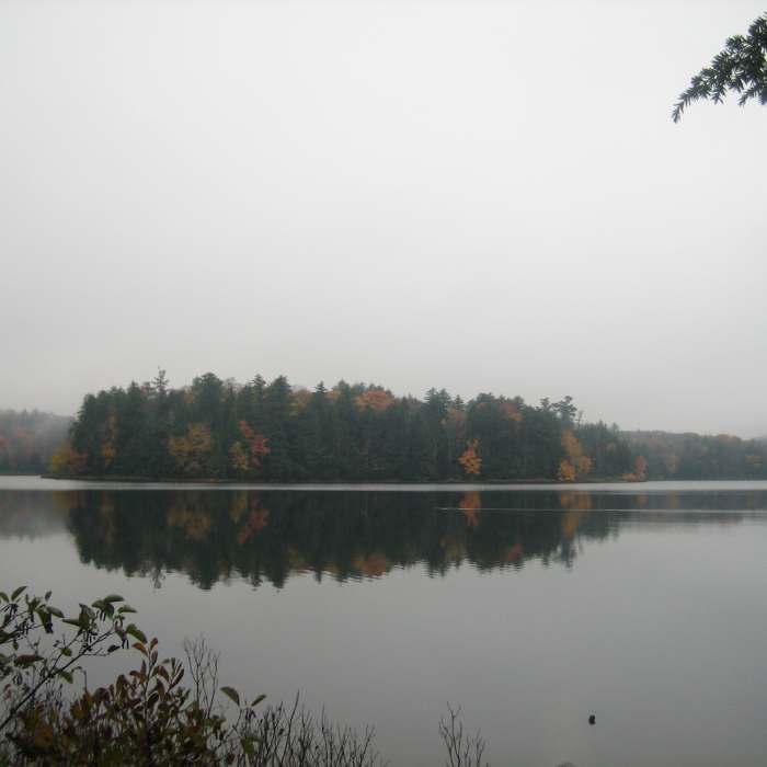 Mirror Lake Near Porcupine Mountains Traverse