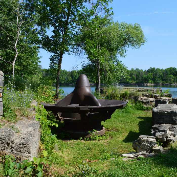 old stone crusher Near Green Trail - Lake Loop