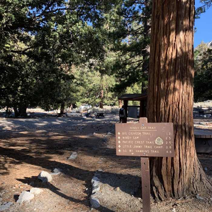 Near Crystal Lake to Hawkins, Throop, and Baden-Powell