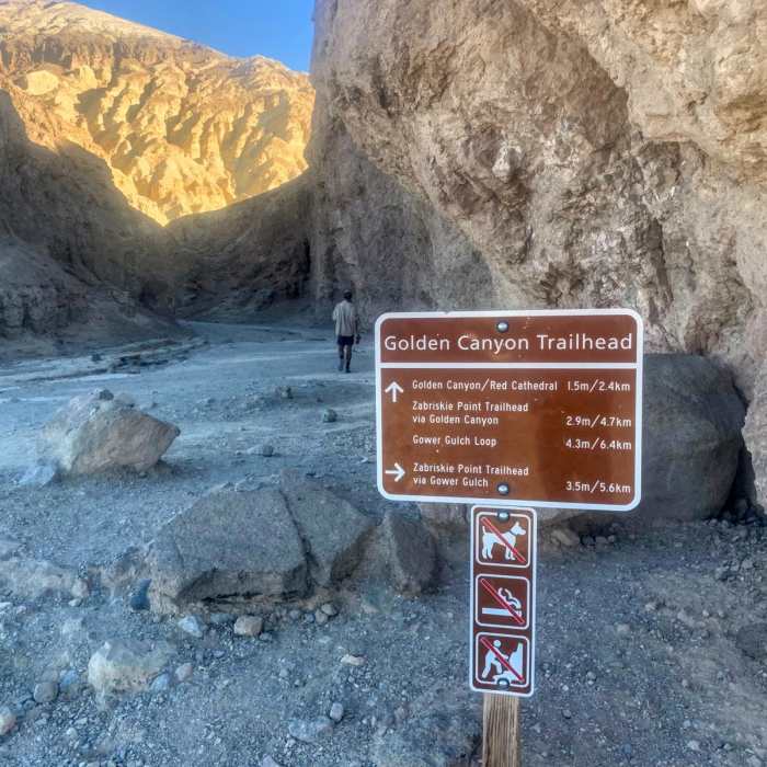 Near Golden-Gower-Zabriskie Loop