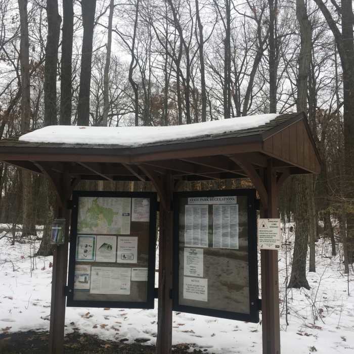 PA French Creek State Park Trailhead at Shed Road. Near St Peters Big Run