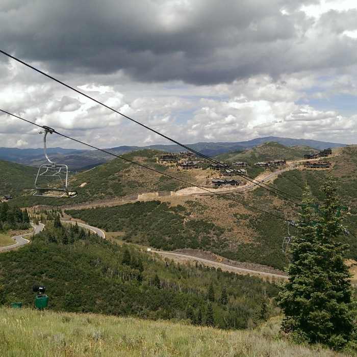 Mountaineer Express chairlift and new hillside development Near Pipeline