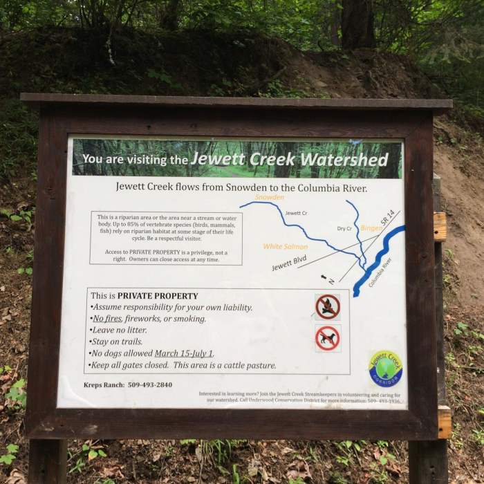 Near Jewett Creek Watershed