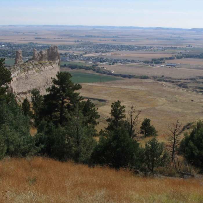 Scotts Bluff National Monument, Nebraska Near Saddle Rock Trail