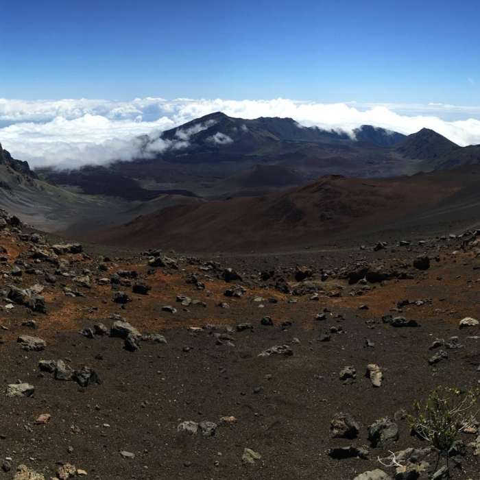 Near Sliding Sands Trail: Haleakala Visitor Center to Erosional Valley Floor