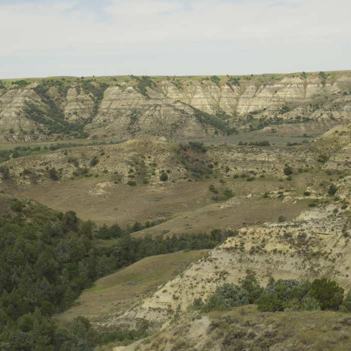 Views of the buttes from the Skyline Vista Trail. Near Skyline Vista