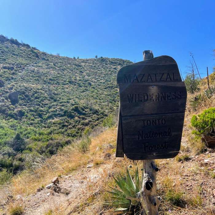 Near Arizona Trail Passage 22: Saddle Mountain