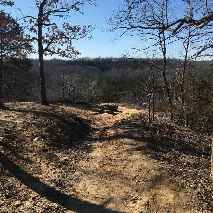 Leading up the the best lookout point on the loop! Near Wagon Wheel Trailhead Loop