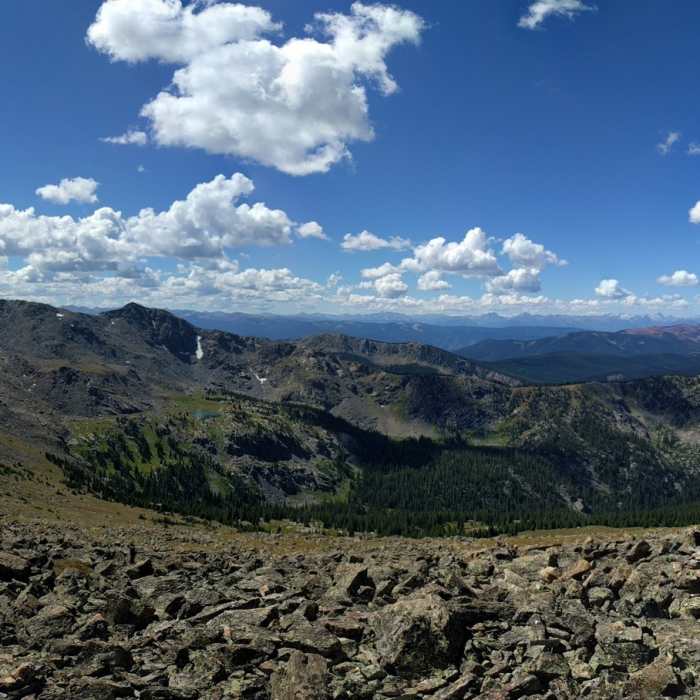 Near New York Mountain to Nolan Lake to Peter Estin Hut