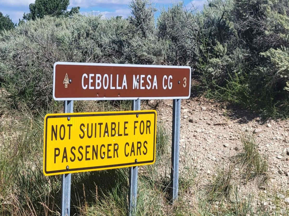 Cebolla Mesa trail photo