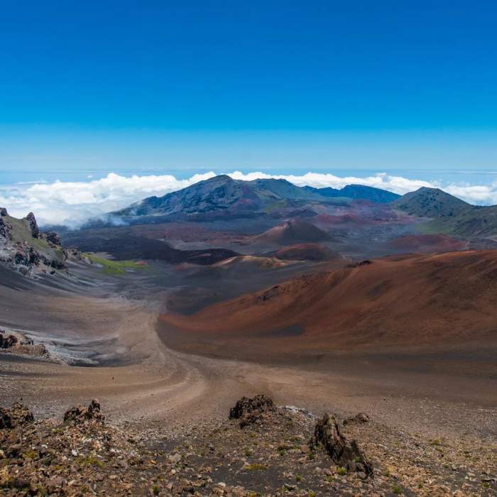 Near Haleakala Crater - Sliding Sands Trail to Halemau'u Trailhead