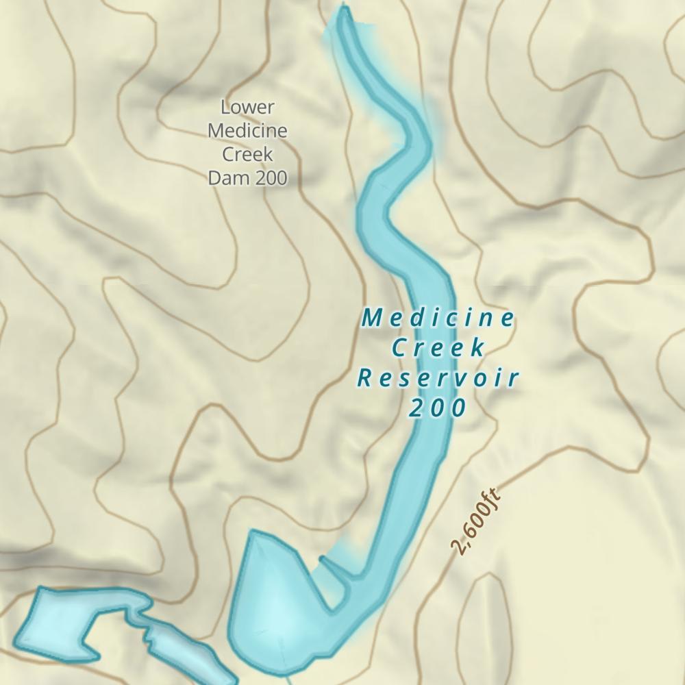 Medicine Creek Reservoir 200 photo