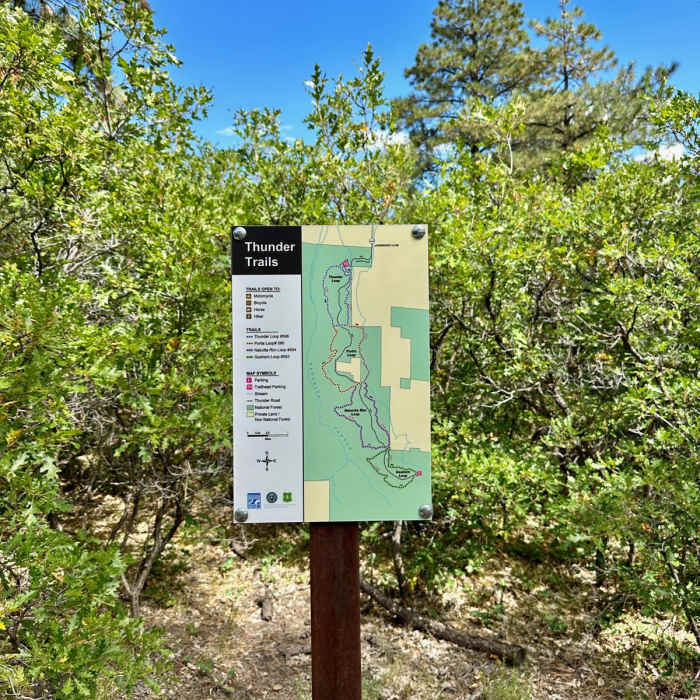 Near Naturita Rim Loop