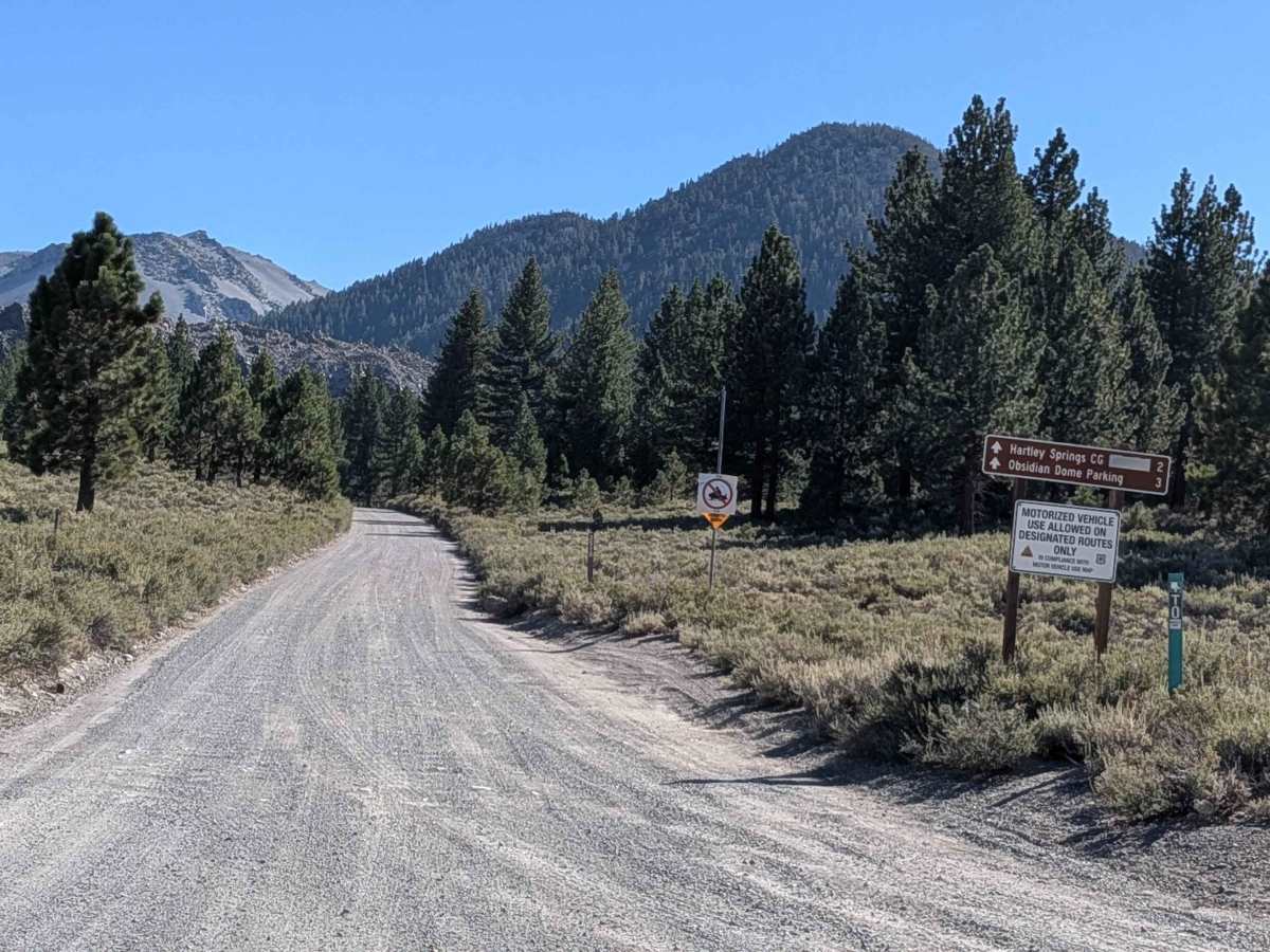 Obsidian Dome Road/Glass Flow Road - NF2S10 trail photo