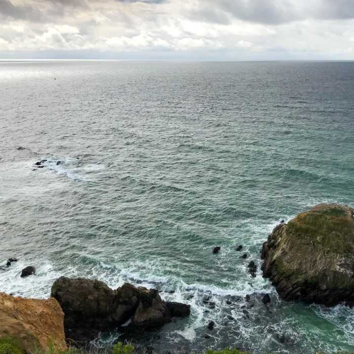 Near Chimney Rock, Elephant Seal Overlook & Lifeboat Station