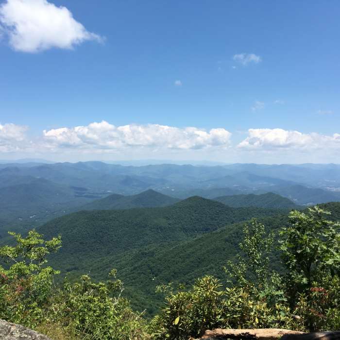 Take in this great view! Near AT: Winding Stair Gap to Nantahala Outdoor Center (NOC)